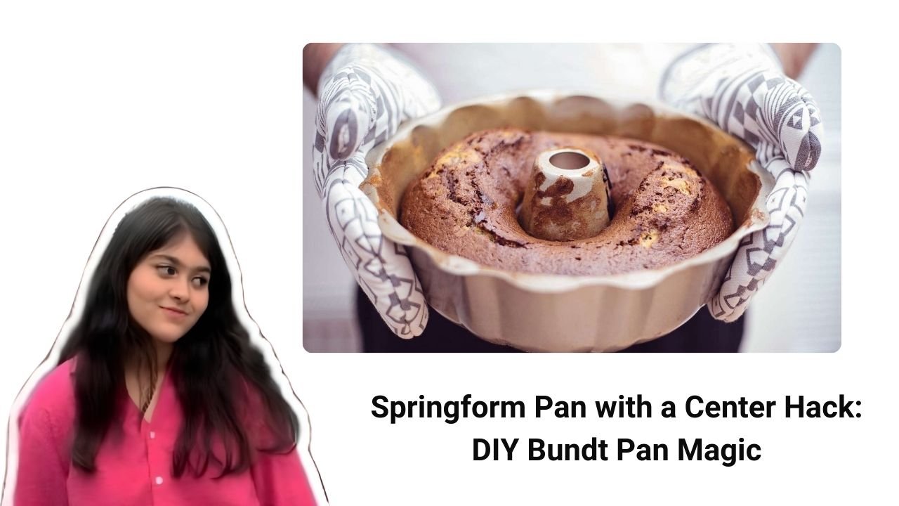 Springform Pan with a Center Hack DIY Bundt Pan Magic